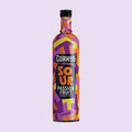A bottle of Corky's Sour Passion Fruit Schnapps, a perfect drink for easy shots or making cocktails.