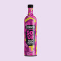 A bottle of Corky's Sour Raspberry Schnapps, a perfect drink for easy shots or making cocktails.