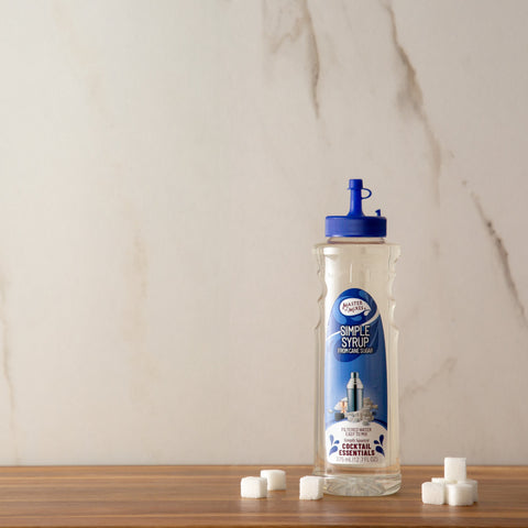 Master of mixes cocktail essentials simple syrup, perfect for making cocktails and mocktails. 