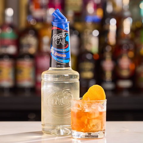 A cocktail that has been made with Finest Call premium rich sugar syrup. 