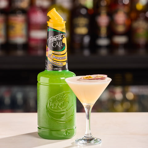 A pornstar martini made with Finest Call's premium pornstar martini mix. 