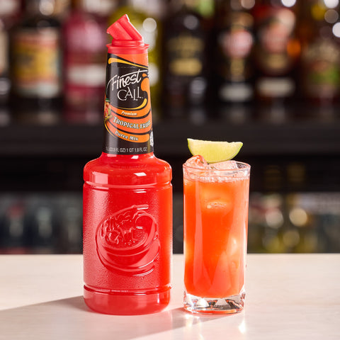 A tropical cocktail that's been made using Finest Call premium tropical fruit puree mix. 