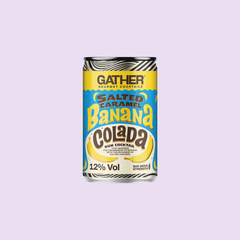 GATHER Salted Caramel Banana Colada