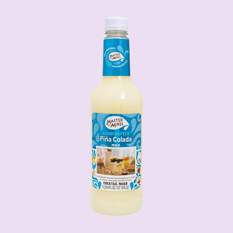 1L bottle of Master Of Mixes Handcrafted Pina Colada Cocktail Mixer.