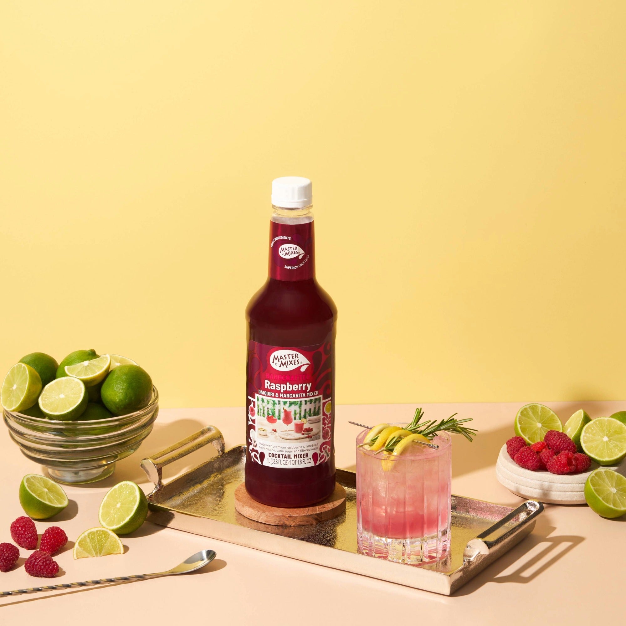 Master of Mixes Raspberry Cocktail Mixer | Premade Cocktail Mix