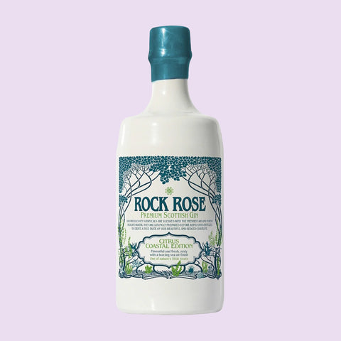 Dunnet Bay Distillers Rock Rose Premium Scottish Gin Citrus Coastal Edition