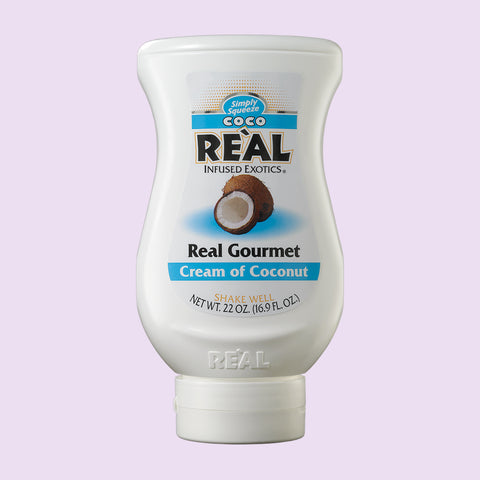 Squeezy bottle of gourmet Cream of Coconut Re'al