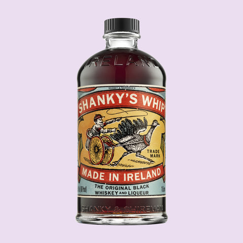 1L glass bottle of Shanky's Whip