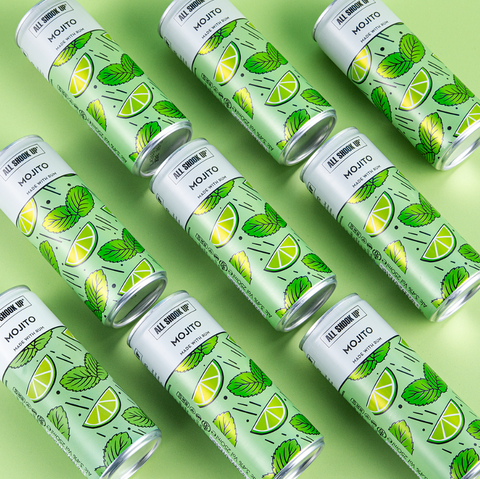 All Shook Up Mojito ready to drink, premixed canned cocktails. 
