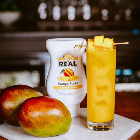 Real mango puree used in drink