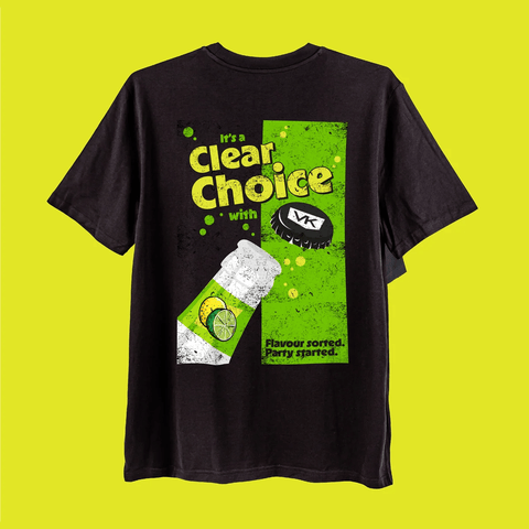 VK black T-shirt with design