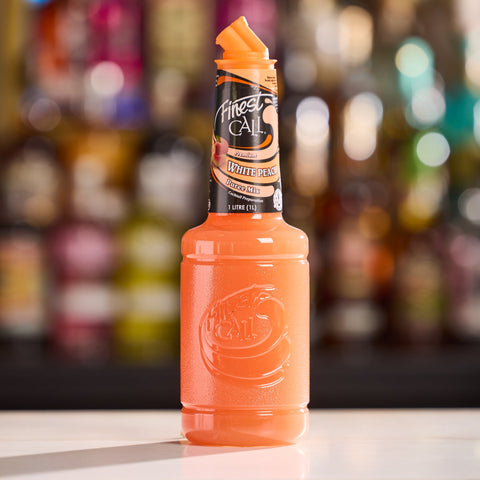 Finest Call White Peach in a Bar