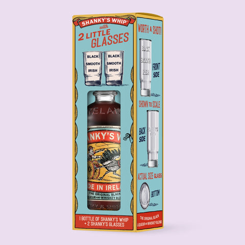 Shanky's Whip Whiskey Shot Glass Gift Pack