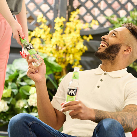 People holding VK lemon & lime