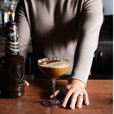 Finest Call Espresso Martini serve at a bar