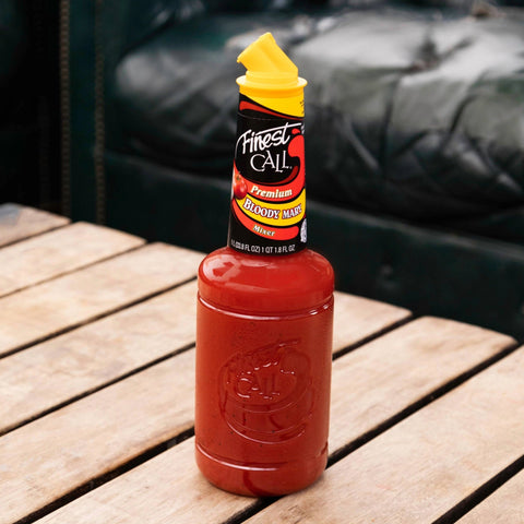 A bottle of Finest Call Premium Bloody Mary Mixer. 