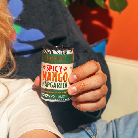 GATHER Spicy Mango Margarita at a gathering