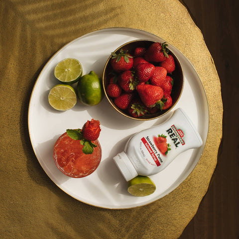 Real Strawberry Puree featured in a scene