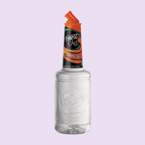 Finest call Triple sec syrup bottle