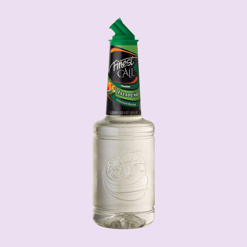 Finest call jalapeno syrup bottle 