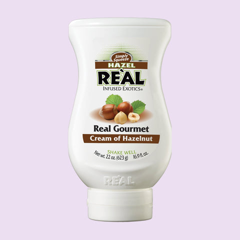 Real Gourmet Cream of Hazelnut, Real syrups are perfect for cooking & baking, making cocktails or mocktails and dirty sodas.   