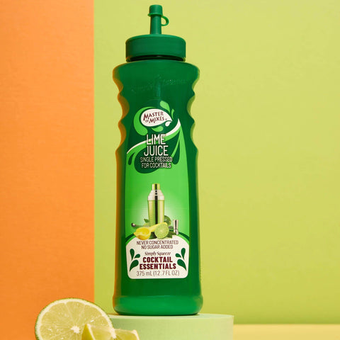 Master of Mixes Cocktail Essentials Single Pressed Lime Juice, not from concentrate. 