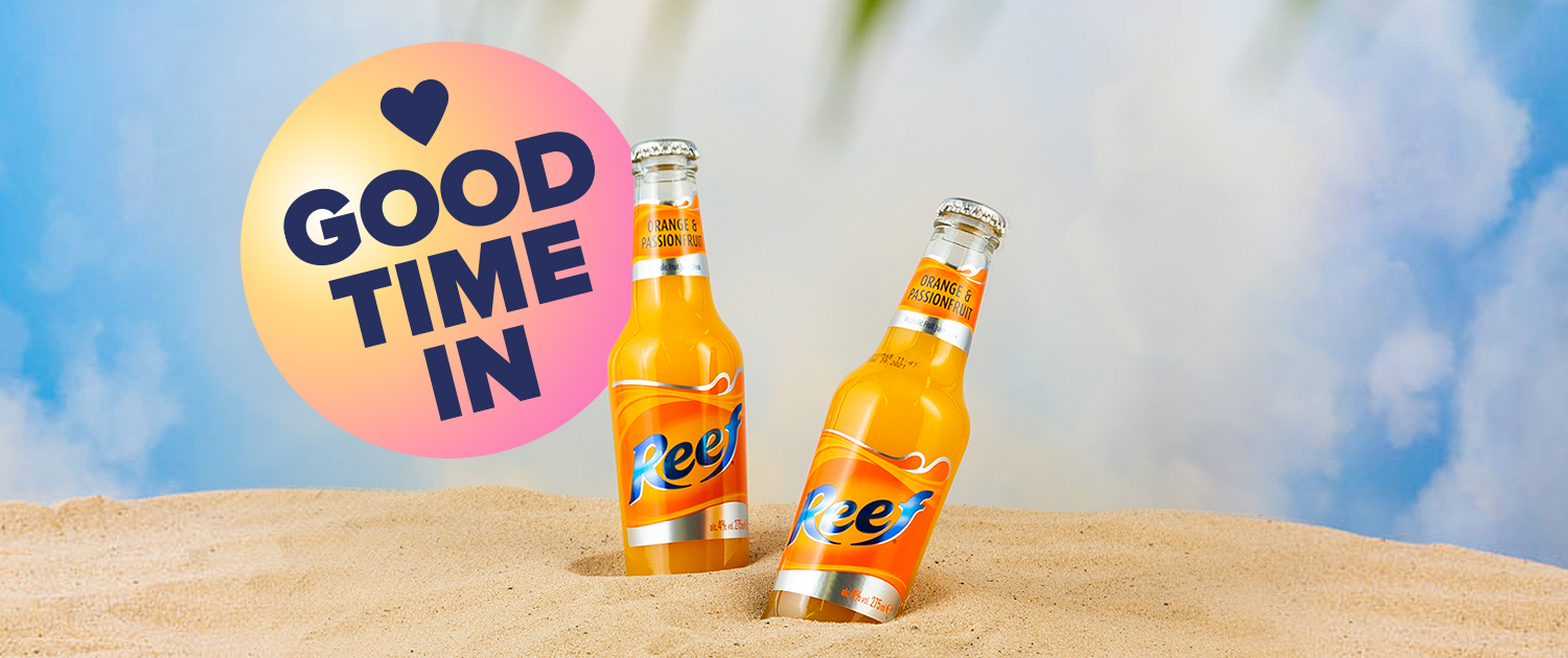 Good Time In | Reef - Orange & Passionfruit alcoholic drink