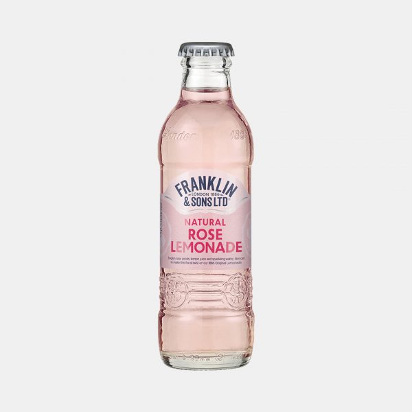 Good Time In | Franklin & Sons Natural Rose Lemonade 200ml soft drink and mixer