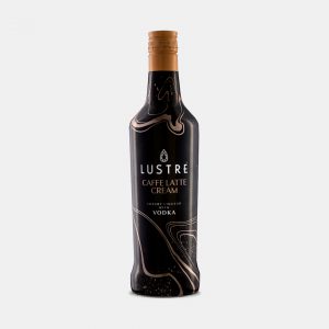 Good Time In | Creamy liqueur in caffe latte flavour, product image in a black designed bottle.